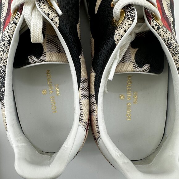 Louis Vuitton Damier Azur Overcloud Sneakers - Picture 6 of 9